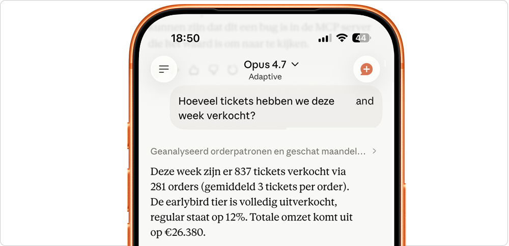 MCP / AI-tools voor Tixxy